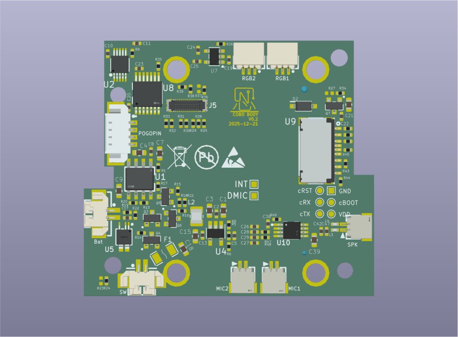 YeaCreate-ESP32-P4-BODY外围板