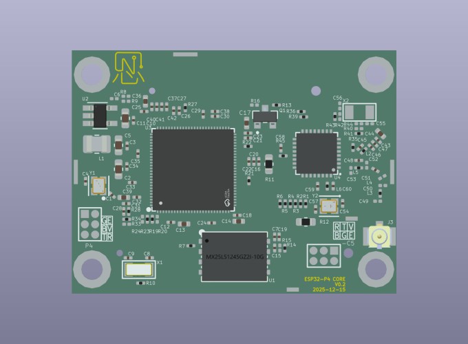 YeaCreate-ESP32-P4-CORE核心板