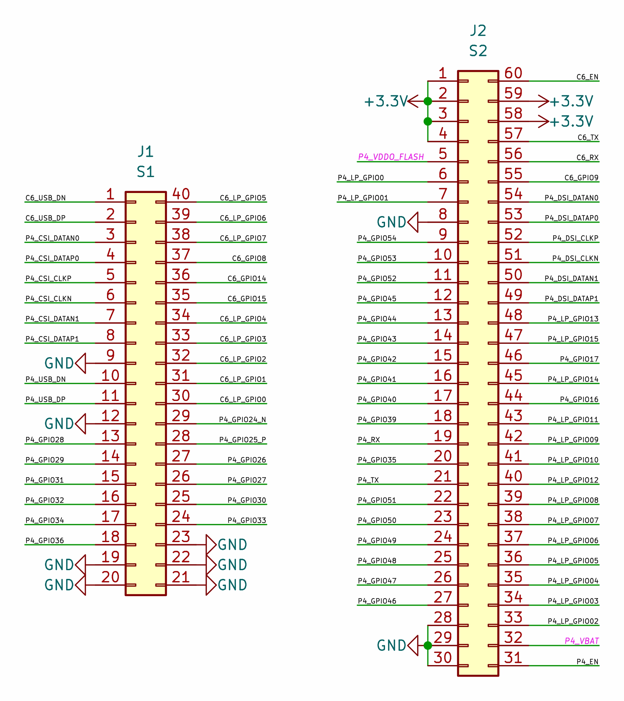 YeaCreate-ESP32-P4-CORE-PIN YeaCreate-ESP32-P4-CORE-PIN