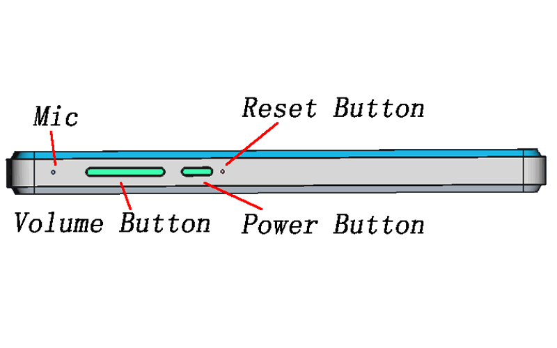 Ntablet open source flat body button