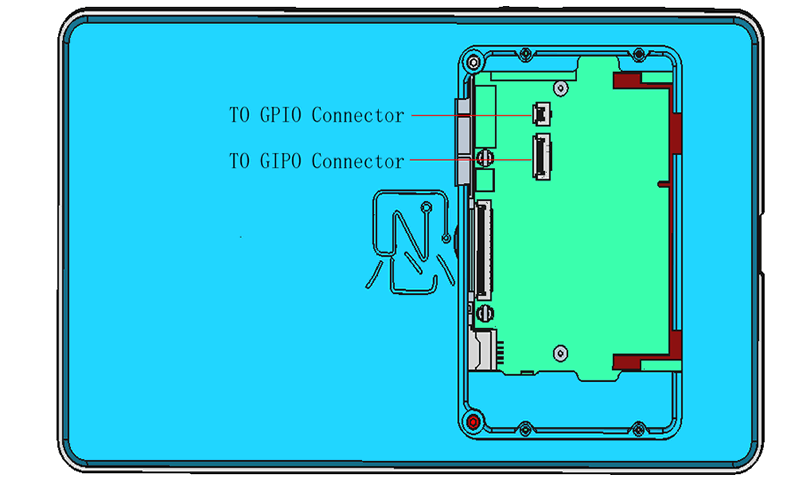 Ntablet open source flat panel peripheral board GPIO small board interface