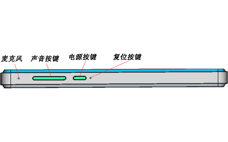 Ntablet开源平板机身按钮